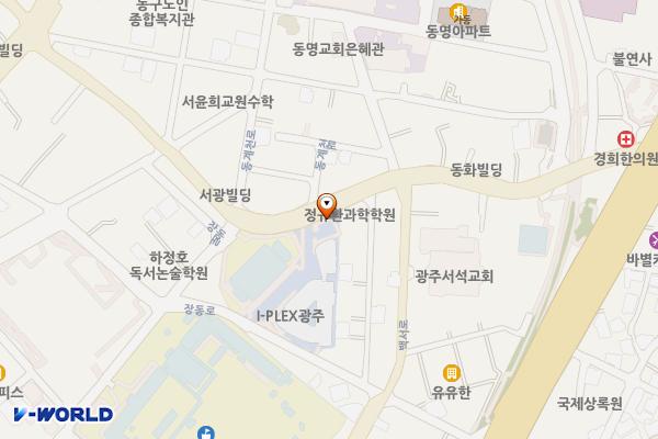 IPLEX광주 위치 지도 — 전남광주통합특별시 동구 동계천로 150