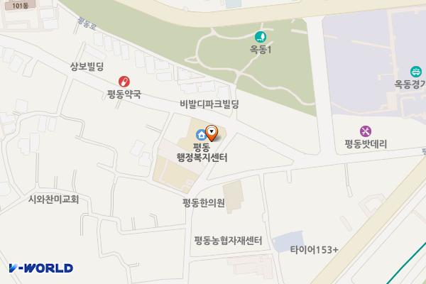 평동주민센터 위치 지도 — 전남광주통합특별시 광산구 평동로 790
