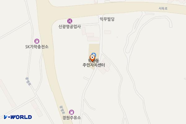 학온동주민센터 위치 지도 — 경기도 광명시 서독로104번길 14