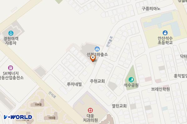 선부동26호무료주차장 위치 지도 — 경기도 안산시 단원구 선부동 703-2