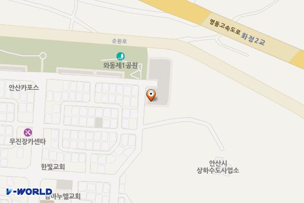 와동30호무료주차장 위치 지도 — 경기도 안산시 단원구 와동 320-9
