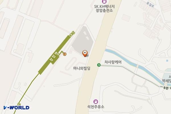 장암역 환승공영주차장 위치 지도 — 경기도 의정부시 장암동 159
