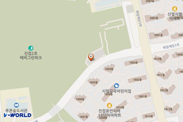 어린이비젼센터 주차장 위치 지도 — 경기도 남양주시 진접읍 금곡리 1077