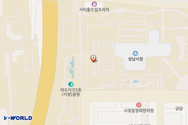 성남시청 위치 지도 — 경기도 성남시 중원구 성남대로 997