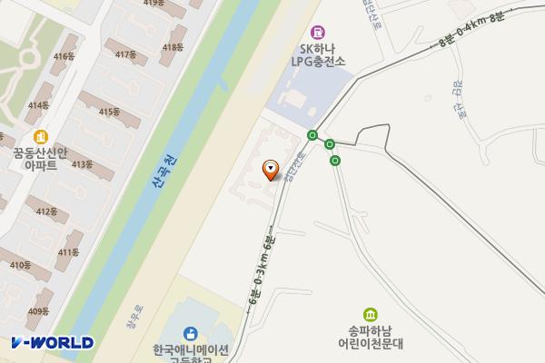 하남벤처센터 위치 지도 — 경기도 하남시 검단산로 239