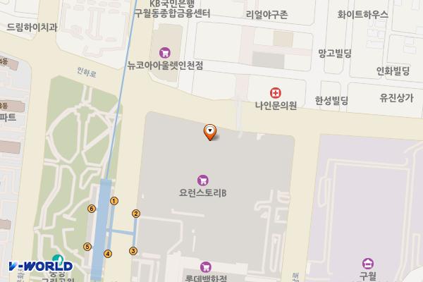 롯데마트 인천터미널점 위치 지도 — 인천광역시 미추홀구 연남로 35