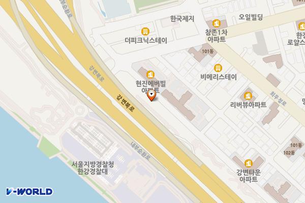 망원동 공영주차장1 위치 지도 — 서울특별시 마포구 동교로1길 39