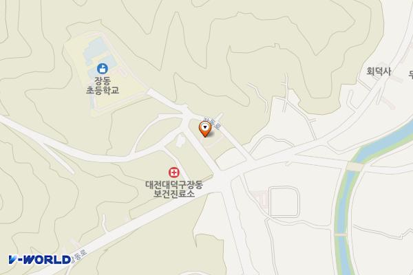 장동 주차장 1 위치 지도 — 대전광역시 대덕구 장동 366-11