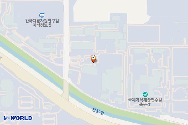 한국지질자원연구원 위치 지도 — 대전광역시 유성구 과학로 124