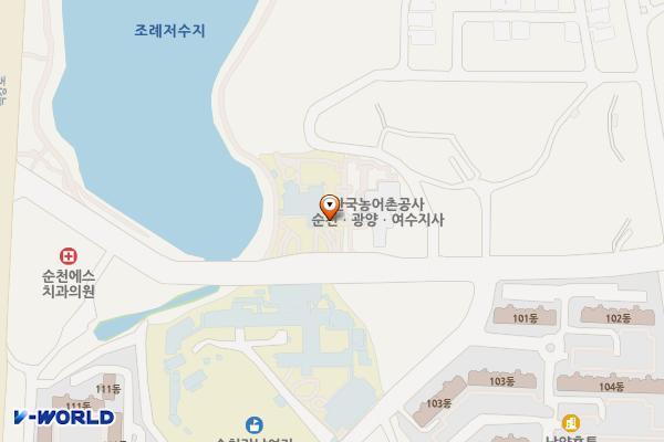 순천조례호수도서관 위치 지도 — 전남광주통합특별시 순천시 조례2길 31