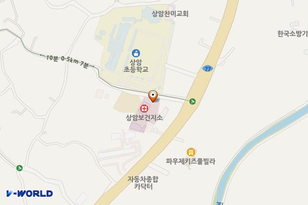상암보건지소 위치 지도 — 전남광주통합특별시 여수시 상암3길 9