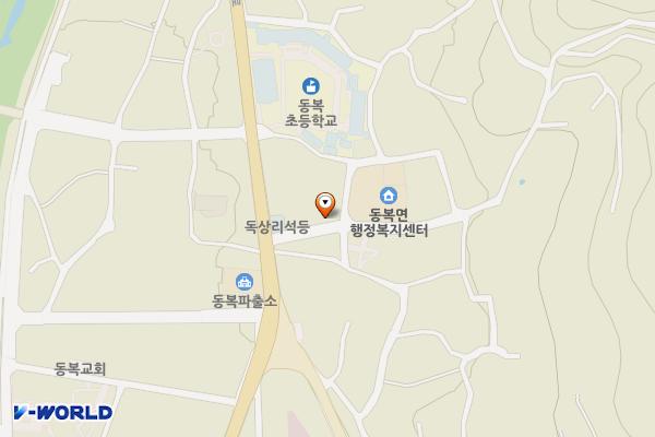 동복면사무소 주차장 위치 지도 — 전남광주통합특별시 화순군 동복면 석등길 11