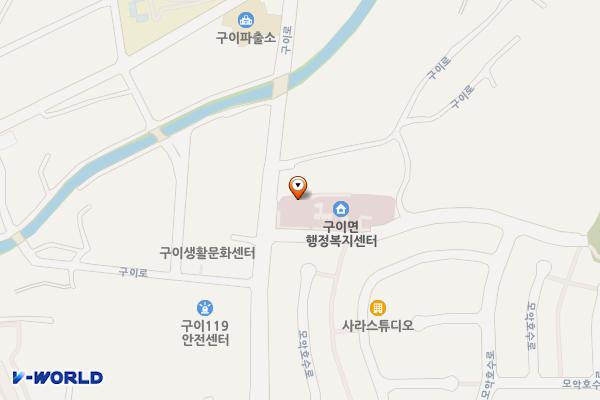 구이면사무소 위치 지도 — 전북특별자치도 완주군 구이면 구이로 1482