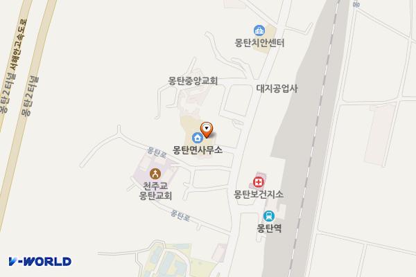 몽탄면사무소 위치 지도 — 전남광주통합특별시 무안군 몽탄면 몽탄로 862