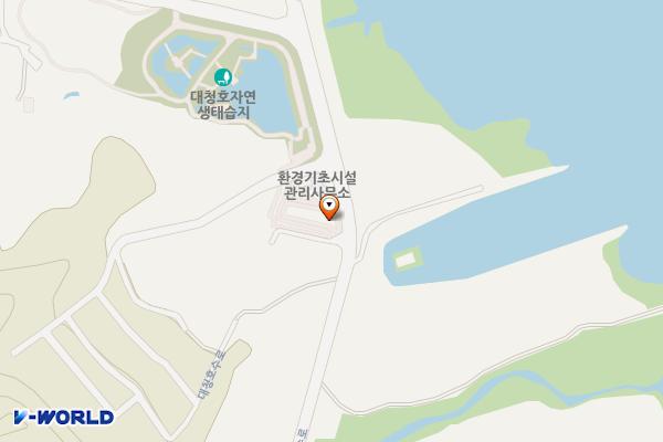 대청호자연수변공원 주차장 위치 지도 — 대전광역시 동구 대청호수로545번길 1