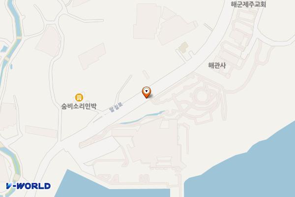 강정크루즈터미널 위치 지도 — 제주특별자치도 서귀포시 말질로 261