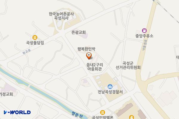 읍내2구 마을회관 주차장 위치 지도 — 전라남도 곡성군 곡성읍 읍내리 634