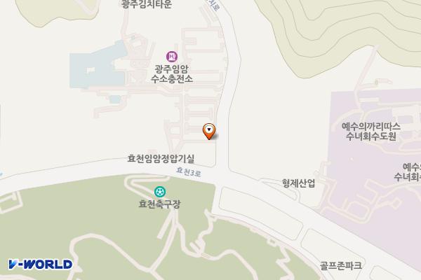 광주김치타운 위치 지도 — 전남광주통합특별시 남구 김치로 60