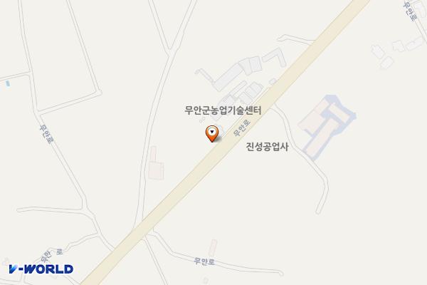 농업기술센터(본관주차장) 위치 지도 — 전남광주통합특별시 무안군 무안읍 무안로 339