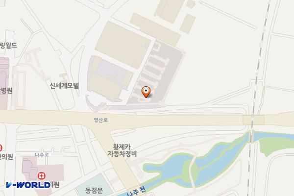 나주목사고을시장 위치 지도 — 전남광주통합특별시 나주시 삼도동 1386-3