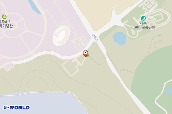 제주4.3평화재단 공원 위치 지도 — 제주특별자치도 제주시 명림로 430