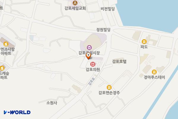 감포읍 공설시장 주차장 위치 지도 — 경상북도 경주시 감포읍 감포리 441