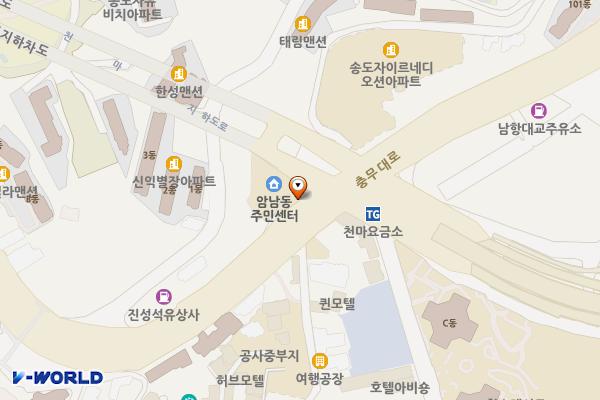 암남동주민센터 위치 지도 — 부산광역시 서구 암남동 89-1
