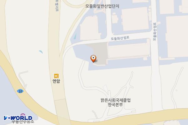 모듈화산업단지제1 공영주차장 위치 지도 — 울산광역시 북구 연암동 1372