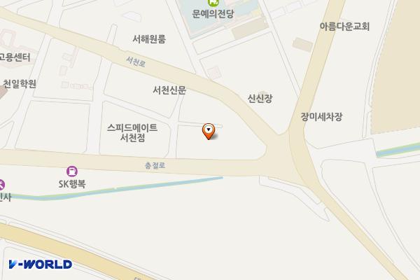 국민건강보험공단 서천출장소 위치 지도 — 충청남도 서천군 서천읍 군사리 181-3