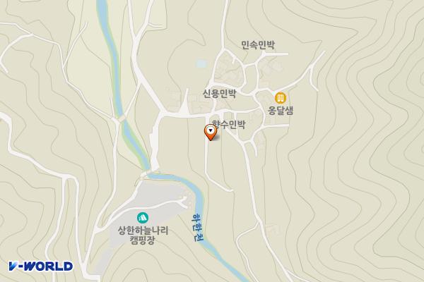 상한마을 위치 지도 — 전라남도 곡성군 죽곡면 상한길 240