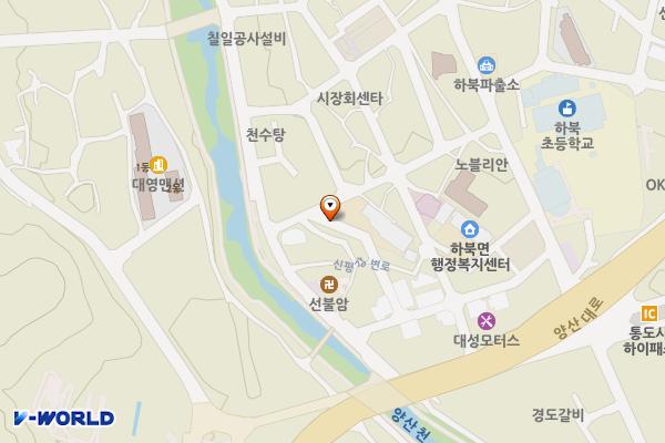 하북문화의집 위치 지도 — 경상남도 양산시 하북면 순지리 756-93