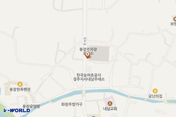 용장공용주차장 위치 지도 — 경상북도 경주시 내남면 용장리 428-6