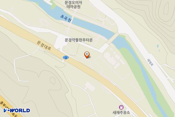 문경약돌한우타운 주차장 위치 지도 — 경상북도 문경시 문경읍 진안리 350-5