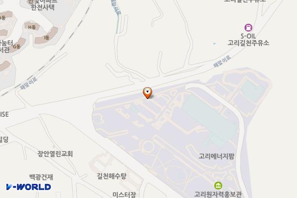 한국수력원자력 고리원자력본부 위치 지도 — 부산광역시 기장군 장안읍 길천리 300