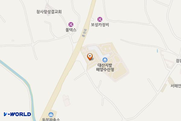 대산지방해양수산청 위치 지도 — 충청남도 서산시 잠홍동 344