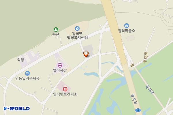 일직면행정복지센터 위치 지도 — 경상북도 안동시 일직면 운산리 97-4
