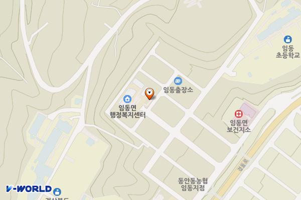 임동면행정복지센터 위치 지도 — 경상북도 안동시 임동면 중평리 840