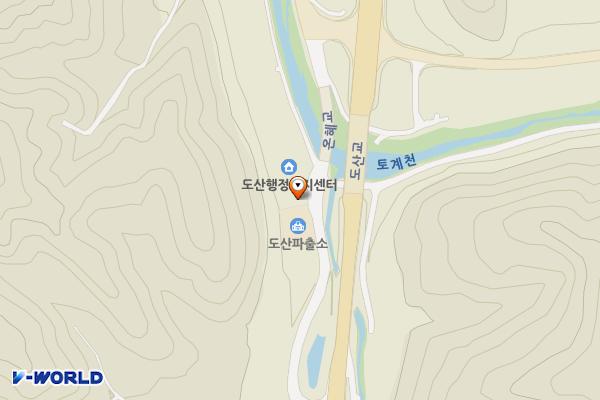 도산면행정복지센터 위치 지도 — 경상북도 안동시 도산면 퇴계로 2547