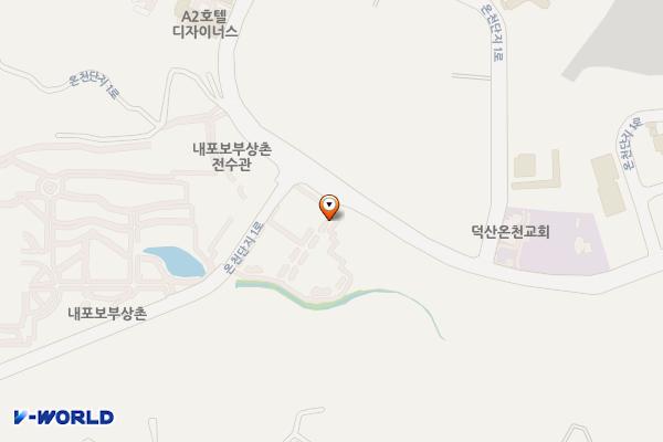 내포보부상촌 위치 지도 — 충청남도 예산군 덕산면 사동리 286