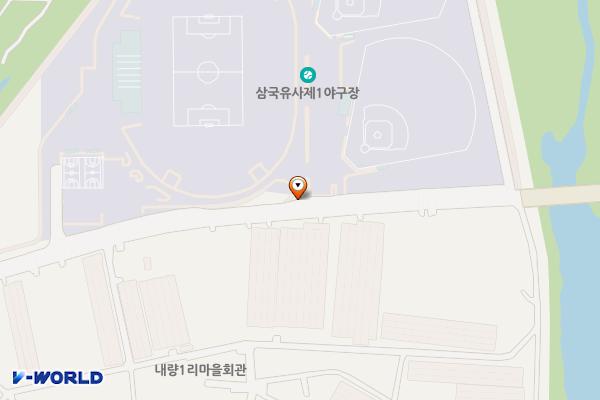 군위군 종합운동장 위치 지도 — 대구광역시 군위군 군위읍 내량길 28-28