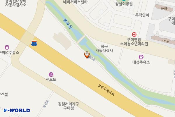 구미칠곡축협 위치 지도 — 경상북도 구미시 선기동 458-1