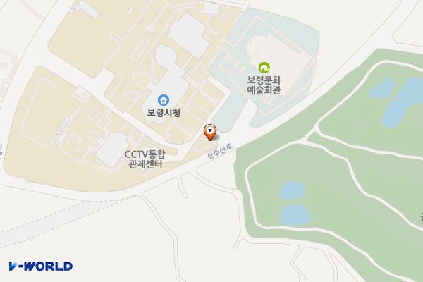 보령시청 (정문) 주차장 위치 지도 — 충청남도 보령시 명천동 269-4