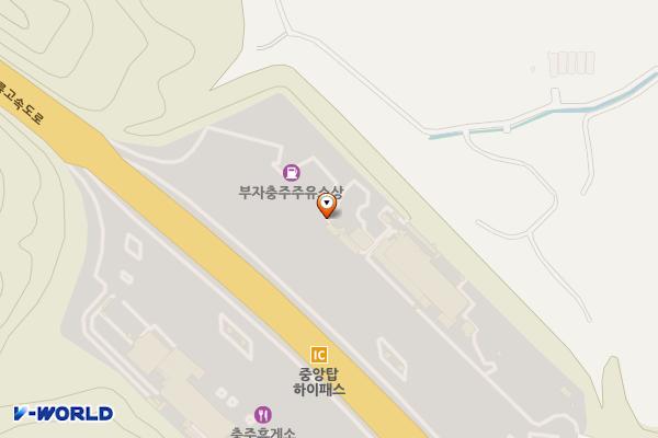 충주(양평) 휴게소 위치 지도 — 충청북도 충주시 중앙탑면 중부내륙고속도로 230-1