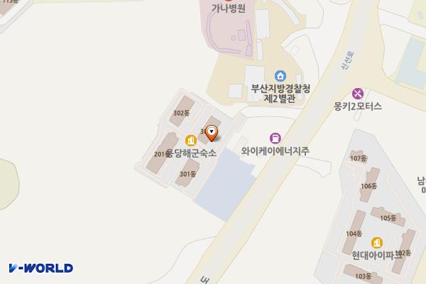 바다별 어린이집 위치 지도 — 부산광역시 남구 용당동 454-2