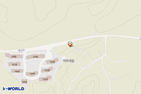 제1정문 면회실 주차장 위치 지도 — 경상북도 예천군 유천면 연천리 62-3
