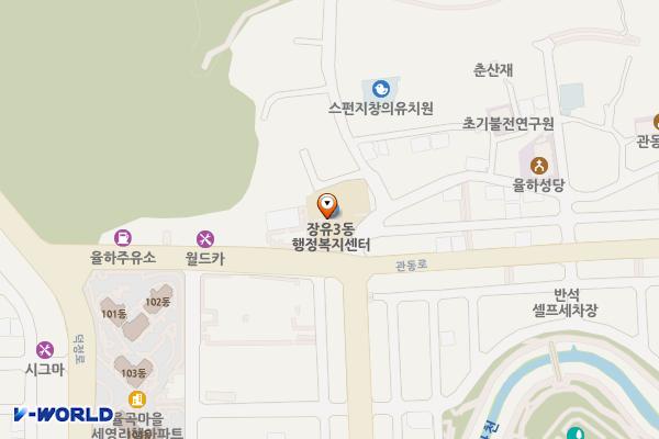 반룡공원주차장 위치 지도 — 경상남도 김해시 관동동 332