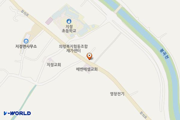 지정면복지회관 위치 지도 — 경상남도 의령군 지정면 봉곡리 793-11