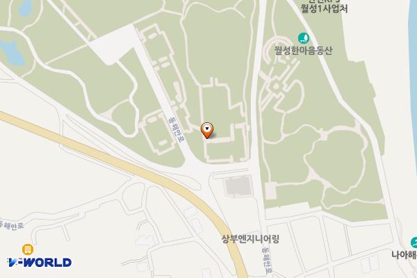 월성원자력본부 홍보관 주차장 위치 지도 — 경상북도 경주시 양남면 나아리 965