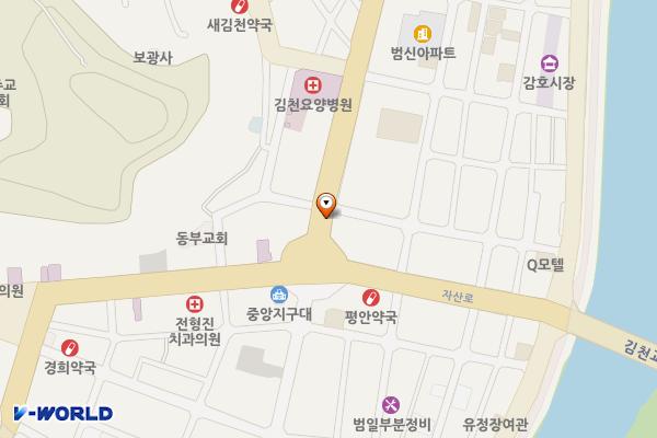 자산동 주민센터 위치 지도 — 경상북도 김천시 모암동 187-11
