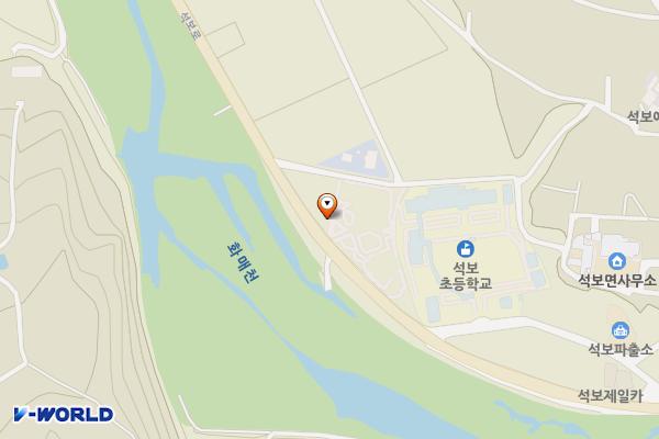 석보면지역활성화센터 위치 지도 — 경상북도 영양군 석보면 원리리 478